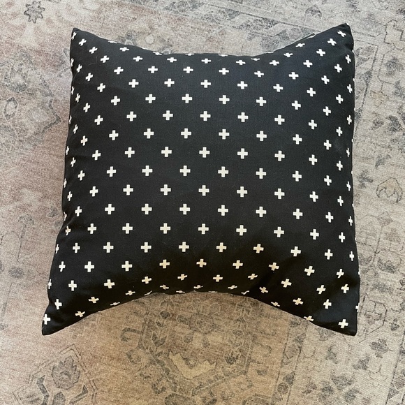 Other - She’s Happy Design Co Black & White Accent Pillow